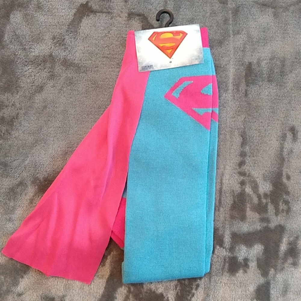 DC Comics Supergirl Socks with Capes